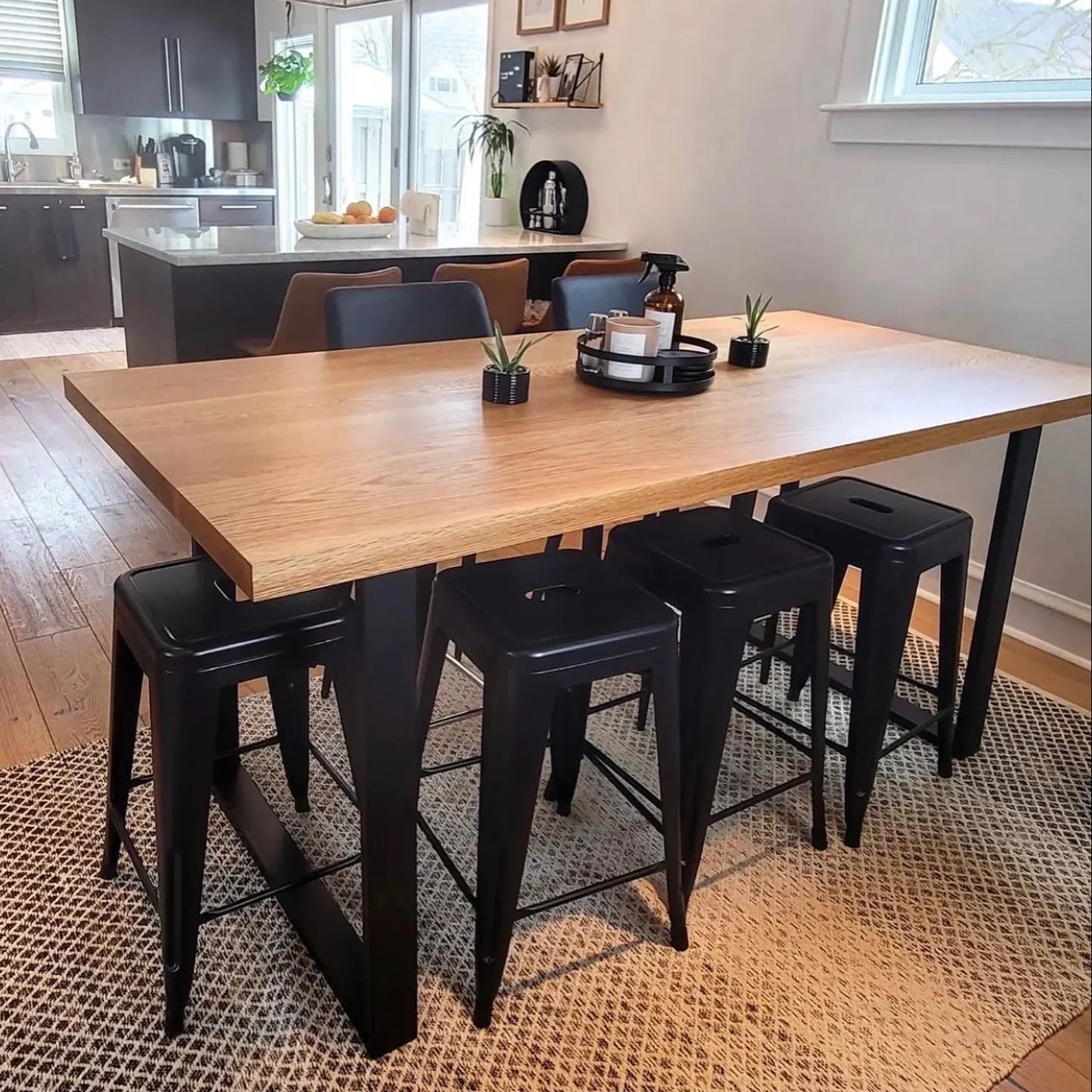 Counter Height White Oak Table