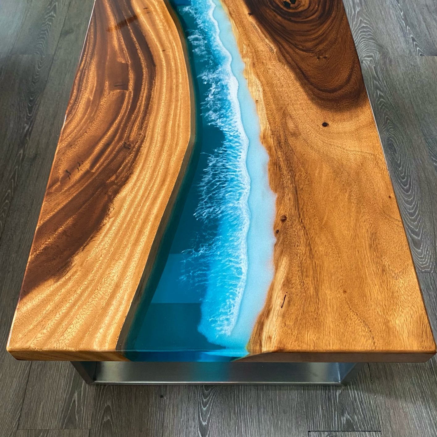 Ocean Epoxy Resin Coffee Table